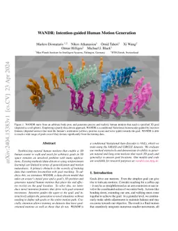 WANDR: Intention-guided Human Motion Generation