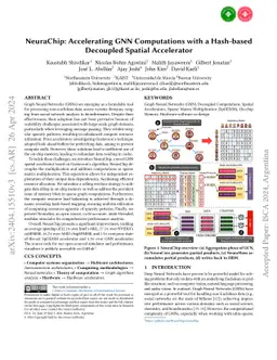 NeuraChip: Accelerating GNN Computations with a Hash-based Decoupled
  Spatial Accelerator