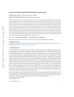 A Survey of Deep Long-Tail Classification Advancements