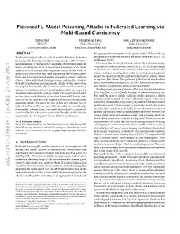 Model Poisoning Attacks to Federated Learning via Multi-Round Consistency
