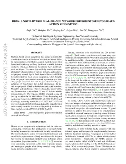 HDBN: A Novel Hybrid Dual-branch Network for Robust Skeleton-based
  Action Recognition