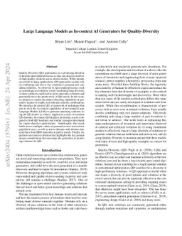 Large Language Models as In-context AI Generators for Quality-Diversity