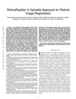 RetinaRegNet: A Versatile Approach for Retinal Image Registration
