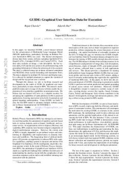 GUIDE: Graphical User Interface Data for Execution