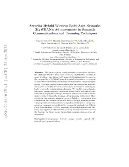 Securing Hybrid Wireless Body Area Networks (HyWBAN): Advancements in
  Semantic Communications and Jamming Techniques