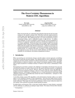 The Over-Certainty Phenomenon in Modern Test-Time Adaptation Algorithms