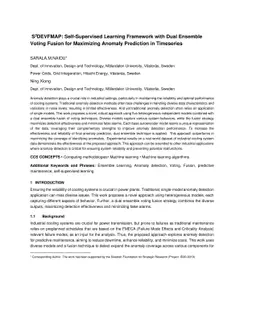 S2DEVFMAP: Self-Supervised Learning Framework with Dual Ensemble Voting
  Fusion for Maximizing Anomaly Prediction in Timeseries