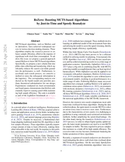 ReZero: Boosting MCTS-based Algorithms by Backward-view and Entire-buffer Reanalyze