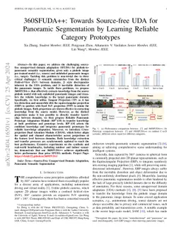360SFUDA++: Towards Source-free UDA for Panoramic Segmentation by
  Learning Reliable Category Prototypes