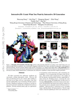 Interactive3D: Create What You Want by Interactive 3D Generation