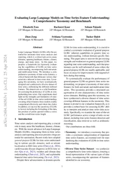 Evaluating Large Language Models on Time Series Feature Understanding: A
  Comprehensive Taxonomy and Benchmark