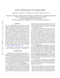 SFMViT: SlowFast Meet ViT in Chaotic World