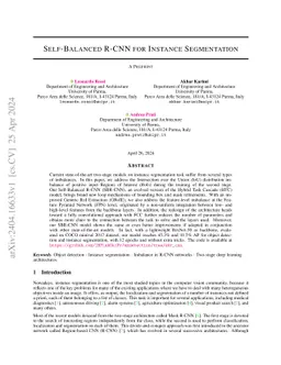 Self-Balanced R-CNN for Instance Segmentation