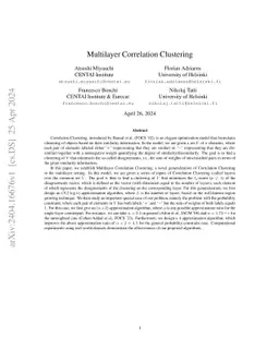 Multilayer Correlation Clustering