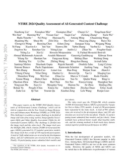 NTIRE 2024 Quality Assessment of AI-Generated Content Challenge