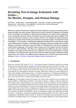 Revisiting Text-to-Image Evaluation with Gecko: On Metrics, Prompts, and Human Ratings