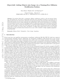 ObjectAdd: Adding Objects into Image via a Training-Free Diffusion Modification Fashion