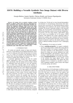 SDFD: Building a Versatile Synthetic Face Image Dataset with Diverse
  Attributes