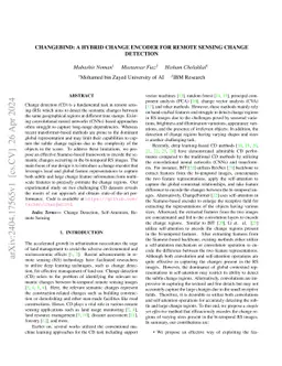 ChangeBind: A Hybrid Change Encoder for Remote Sensing Change Detection