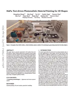 MaPa: Text-driven Photorealistic Material Painting for 3D Shapes