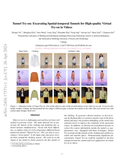 Tunnel Try-on: Excavating Spatial-temporal Tunnels for High-quality
  Virtual Try-on in Videos