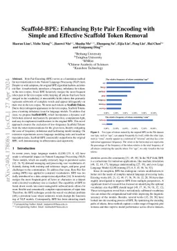 Scaffold-BPE: Enhancing Byte Pair Encoding with Simple and Effective
  Scaffold Token Removal