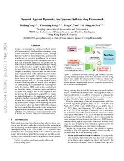 Dynamic Against Dynamic: An Open-set Self-learning Framework