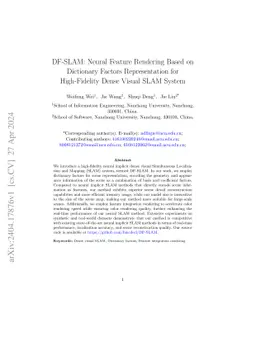 DF-SLAM: Dictionary Factors Representation for High-Fidelity Neural
  Implicit Dense Visual SLAM System