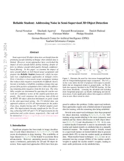 Reliable Student: Addressing Noise in Semi-Supervised 3D Object
  Detection