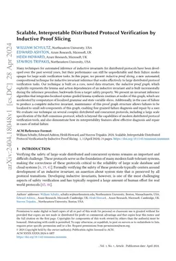 Scalable, Interpretable Distributed Protocol Verification by Inductive
  Proof Slicing