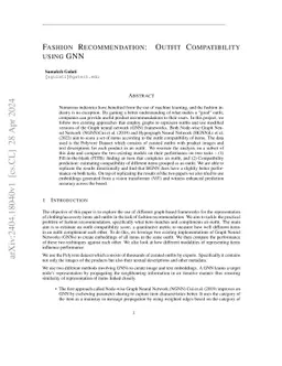 Fashion Recommendation: Outfit Compatibility using GNN