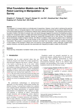 What Foundation Models can Bring for Robot Learning in Manipulation : A Survey