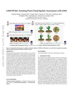 LMM-PCQA: Assisting Point Cloud Quality Assessment with LMM