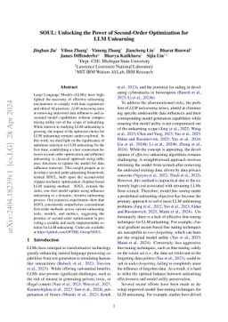 SOUL: Unlocking the Power of Second-Order Optimization for LLM
  Unlearning