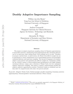 Doubly Adaptive Importance Sampling