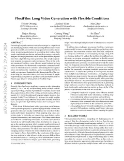 FlexiFilm: Long Video Generation with Flexible Conditions