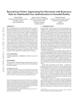 Beyond Gaze Points: Augmenting Eye Movement with Brainwave Data for Multimodal User Authentication in Extended Reality