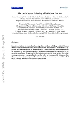 The Landscape of Unfolding with Machine Learning