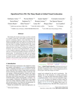 OpenStreetView-5M: The Many Roads to Global Visual Geolocation