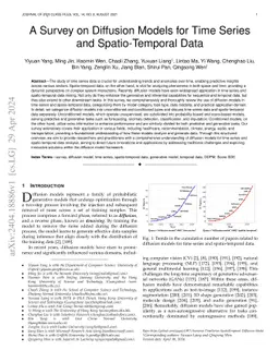A Survey on Diffusion Models for Time Series and Spatio-Temporal Data