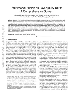 Multimodal Fusion on Low-quality Data: A Comprehensive Survey