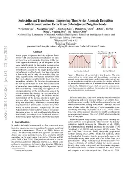 Sub-Adjacent Transformer: Improving Time Series Anomaly Detection with
  Reconstruction Error from Sub-Adjacent Neighborhoods
