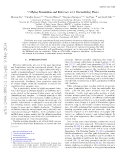 Unifying Simulation and Inference with Normalizing Flows