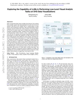 Exploring the Capability of LLMs in Performing Low-Level Visual Analytic
  Tasks on SVG Data Visualizations