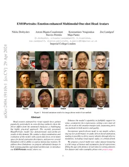 EMOPortraits: Emotion-enhanced Multimodal One-shot Head Avatars