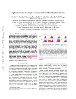 Explicit Correlation Learning for Generalizable Cross-Modal Deepfake
  Detection