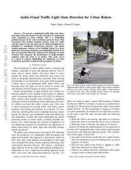 Audio-Visual Traffic Light State Detection for Urban Robots