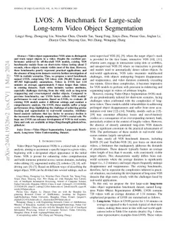 LVOS: A Benchmark for Large-scale Long-term Video Object Segmentation