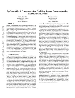 SpComm3D: A Framework for Enabling Sparse Communication in 3D Sparse
  Kernels