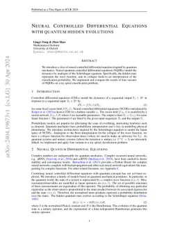 Neural Controlled Differential Equations with Quantum Hidden Evolutions